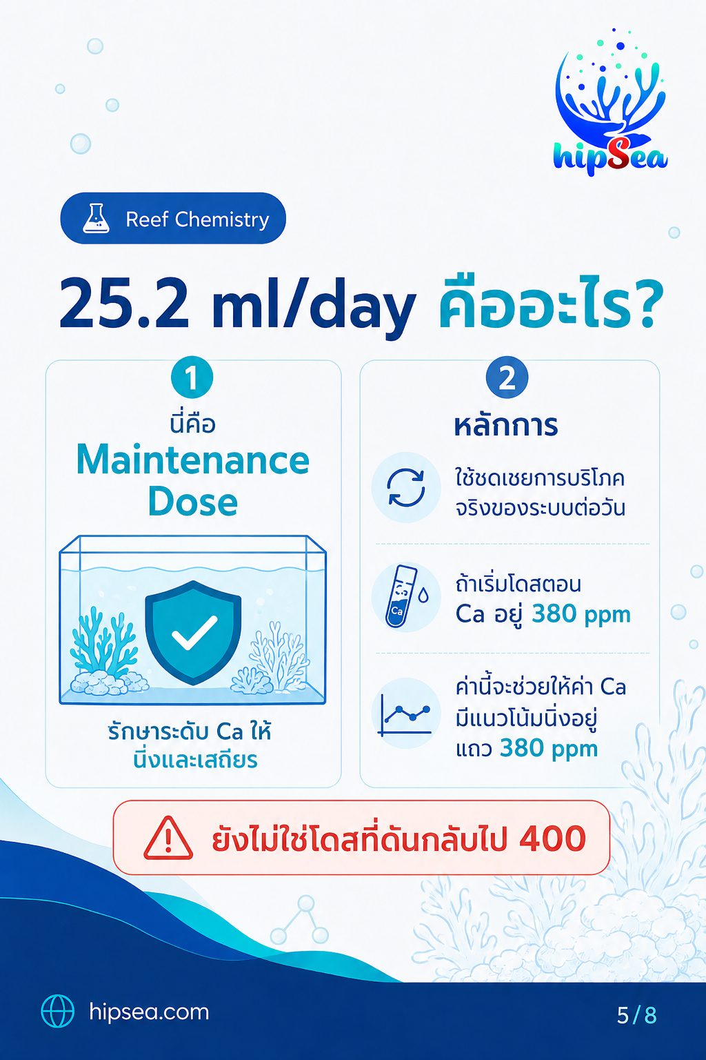 hipSea Calculator - เติมสาร, วัดค่าน้ำ, คำนวน