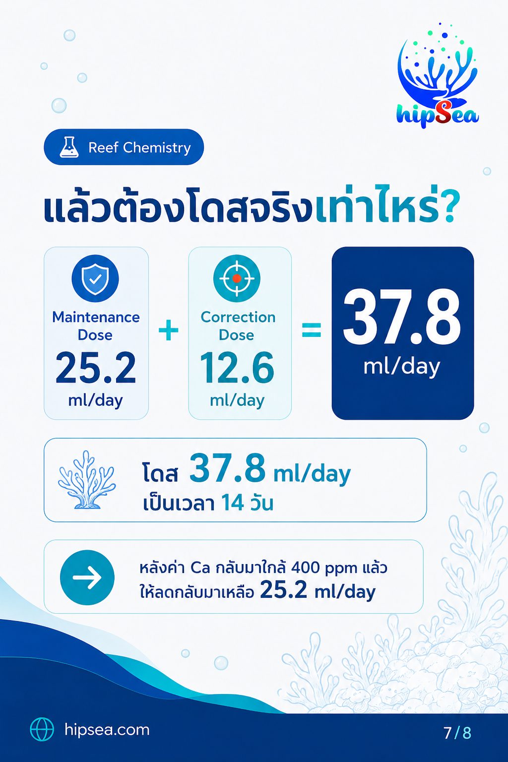 hipSea Calculator - เติมสาร, วัดค่าน้ำ, คำนวน